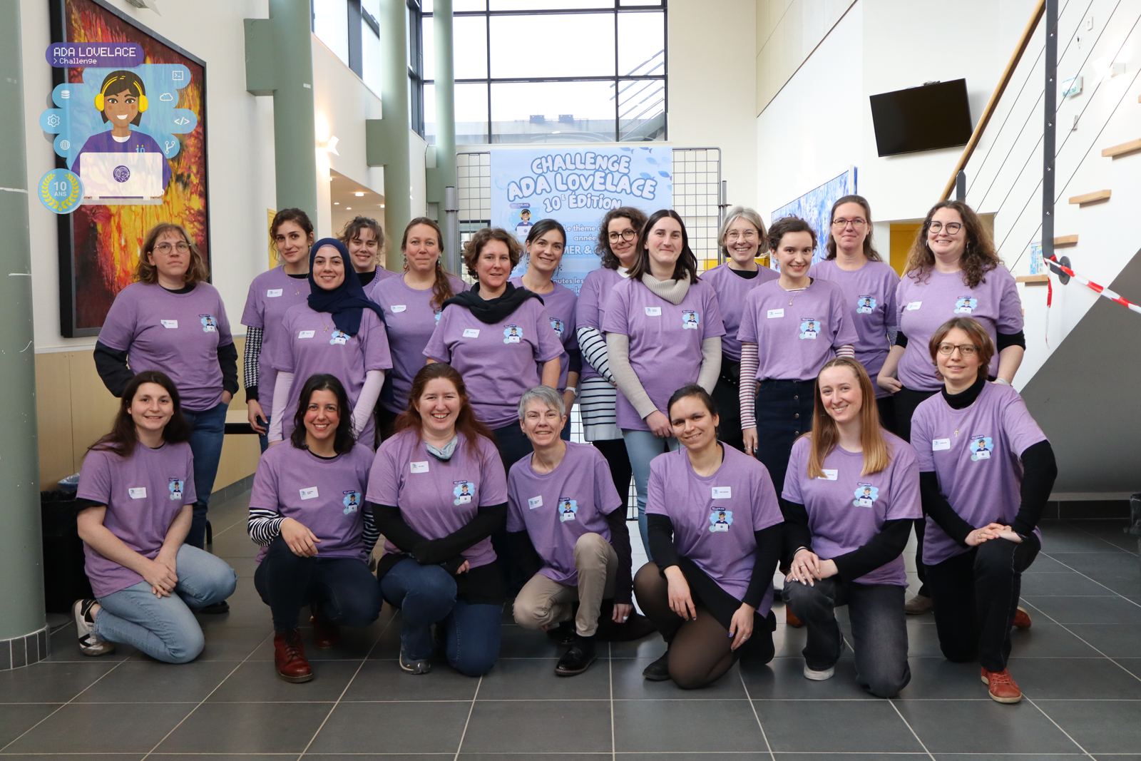 Les jurées de l'édition 2025 à Lannion, en T-shirt violet